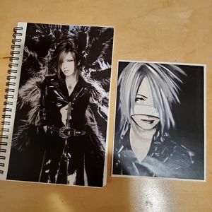 The GazettE J-rock Uruha Reita Notebook Art Photo Set